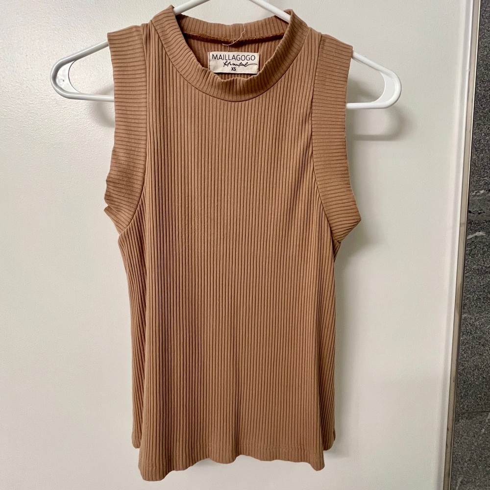 Bamboo Ribbed Sleeveless Tank